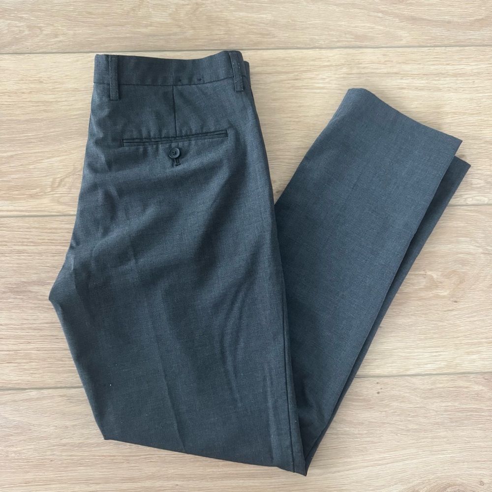 J. Crew Charcoal Gray Thompson Tapered Dress Pants
